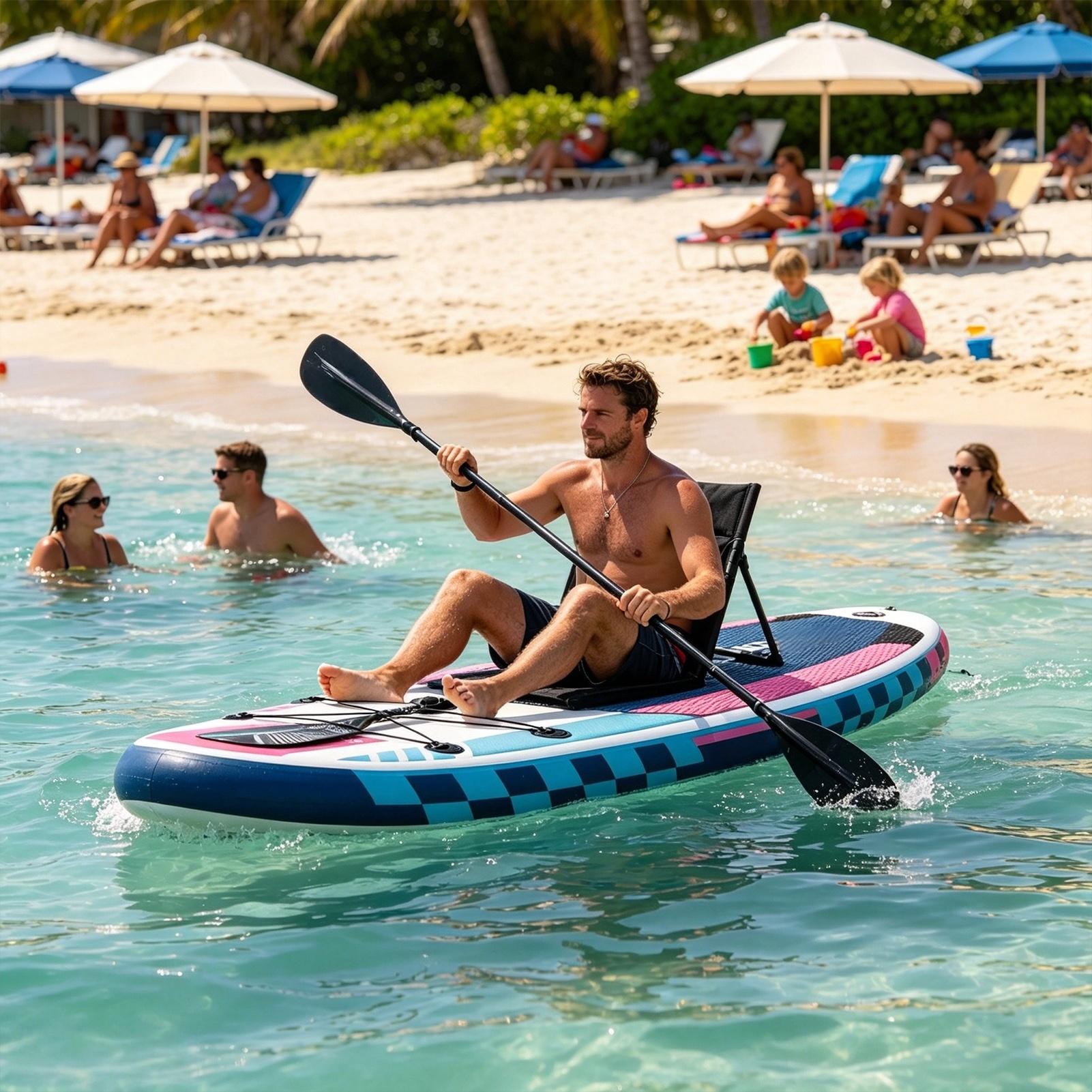 Paddle Board Seat Portable Rec - đánh giá và giá Fishing Kayak Paddle